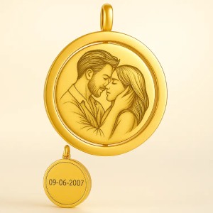 Photo relief & texte verso